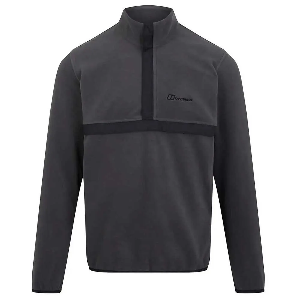 Berghaus Aslam Micro Polartec Fleecejakke Med Halv Glidelås, Grey Berghaus Aslam Micro Polartec Fleecejakke Med Halv Glidelås, Grey