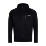 Berghaus Carnot Fleecejakke Med Hette, Black / black