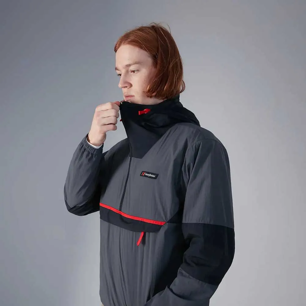 Berghaus Co-ord Softshelljakke, Grey pinstripe / jet black