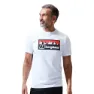 Berghaus Grey Fangs Peak Kortarmet T-skjorte, Pure white
