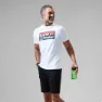 Berghaus Grey Fangs Peak Kortarmet T-skjorte, Pure white