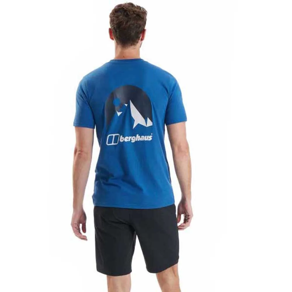 Berghaus Mont Blanc Mtn Kortarmet T-skjorte, Blue