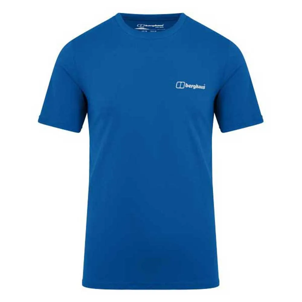 Berghaus Mont Blanc Mtn Kortarmet T-skjorte, Blue