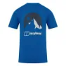 Berghaus Mont Blanc Mtn Kortarmet T-skjorte, Blue
