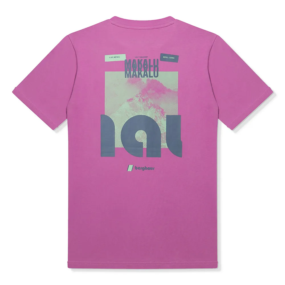 Berghaus Mountain Zine Kortarmet T-skjorte, Radiant orchid Berghaus Mountain Zine Kortarmet T-skjorte, Radiant orchid