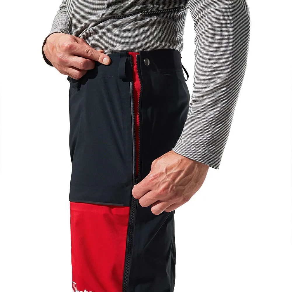 Berghaus Mtn Guide Goretex Pro Bukser, Jet black / goji berry