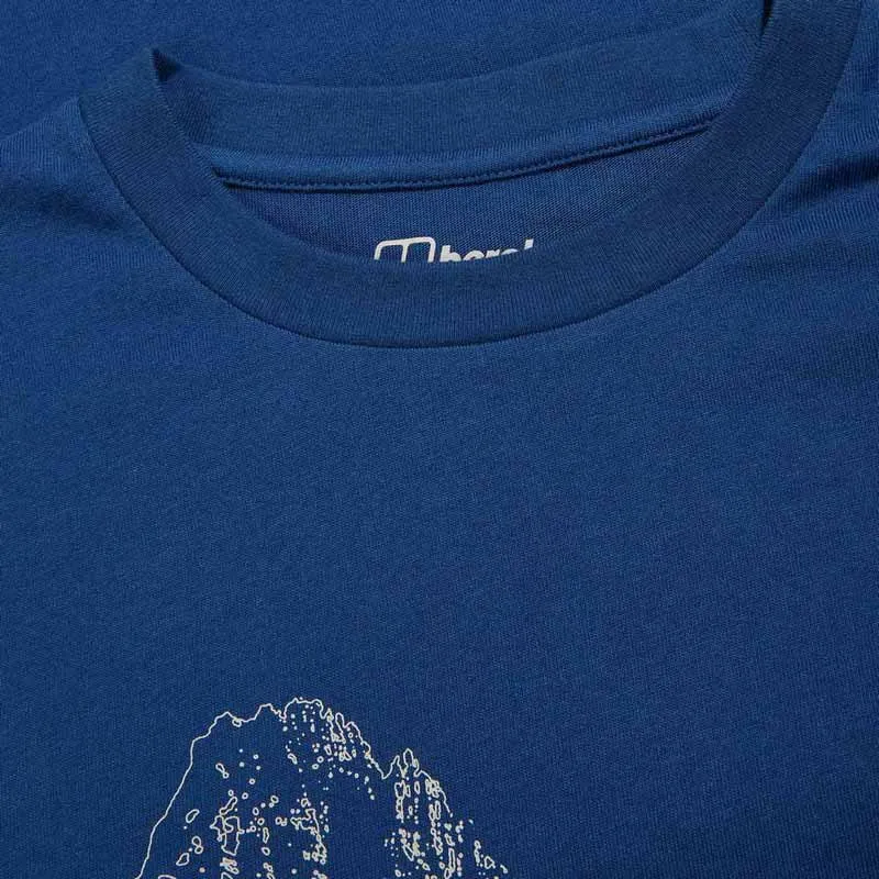 Berghaus Mtn Width Kortarmet T-skjorte, Murky marine