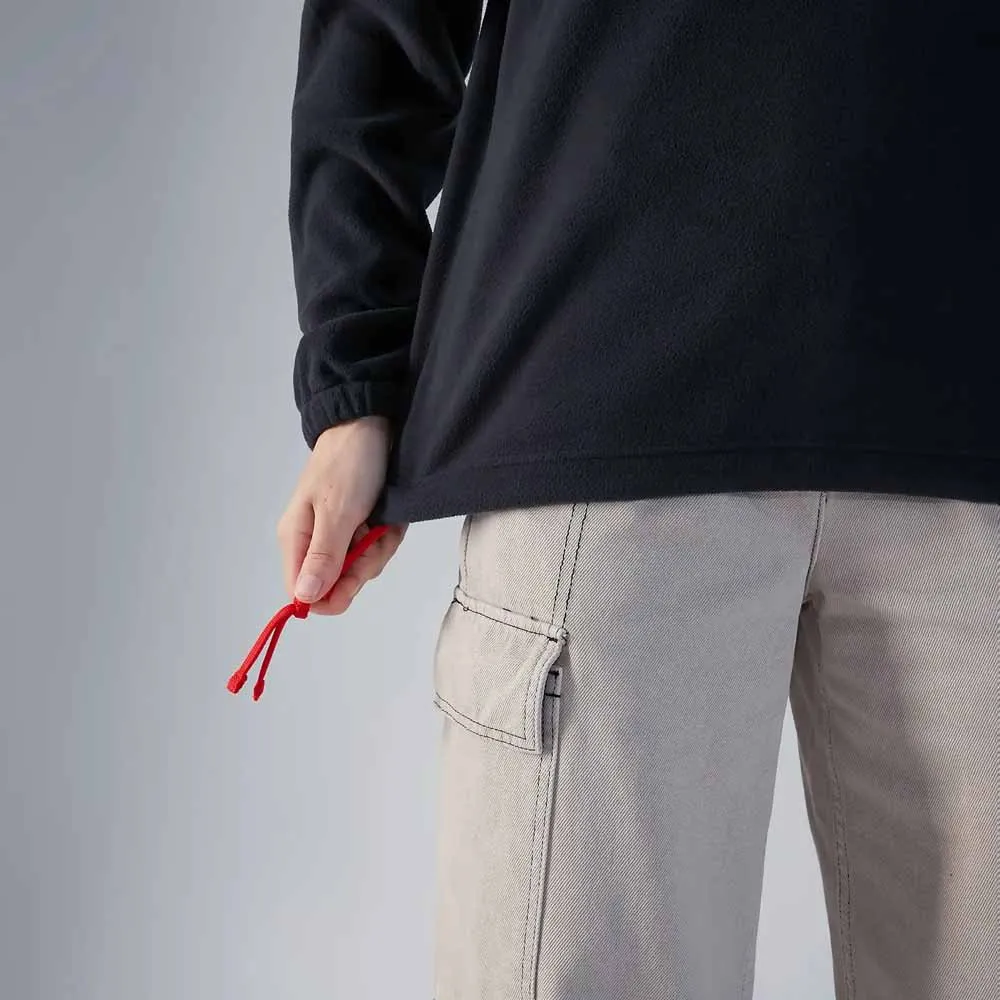 Berghaus Oversized Aztec Fleecejakke Med Halv Glidelås, Jet black Berghaus Oversized Aztec Fleecejakke Med Halv Glidelås, Jet black