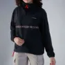 Berghaus Oversized Aztec Fleecejakke Med Halv Glidelås, Jet black