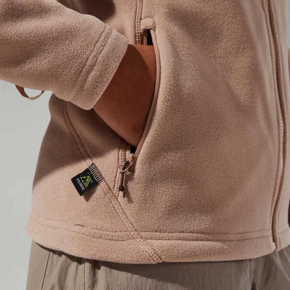 Berghaus Prism Ia Fleecejakke Med Full Glidelås, Kv7 pink clay