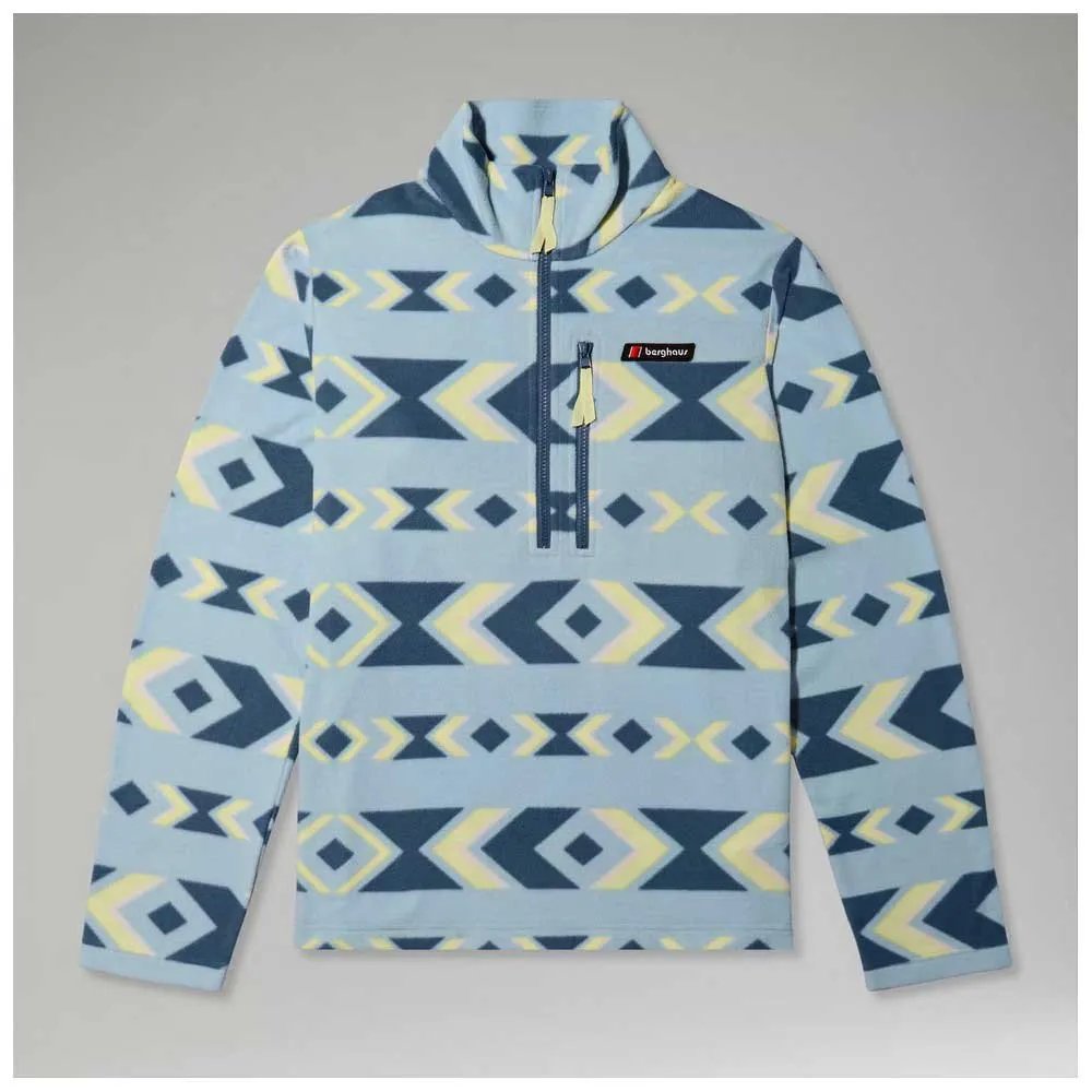 Berghaus Prism Printed Trango Fleecejakke Med Halv Glidelås