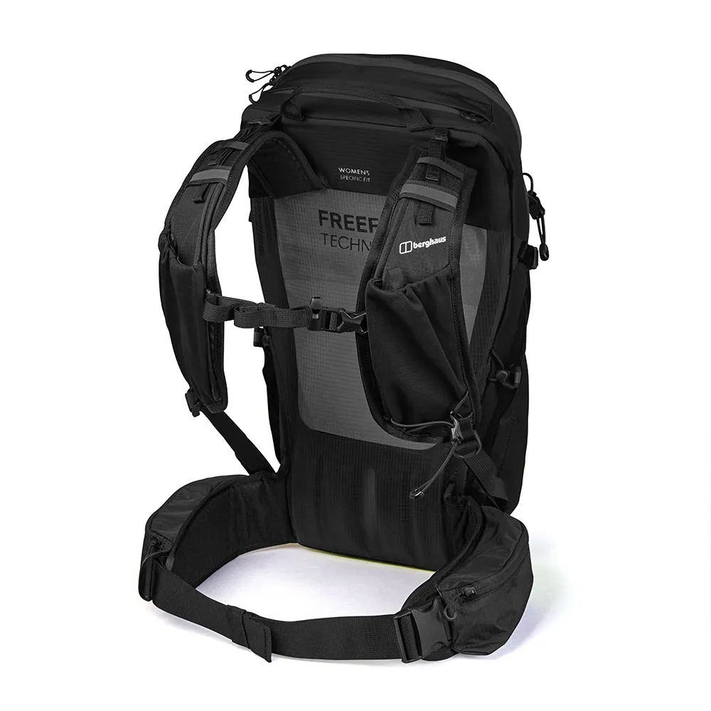 Berghaus Remote Hike 23l Dame Ryggsekk, Black / black