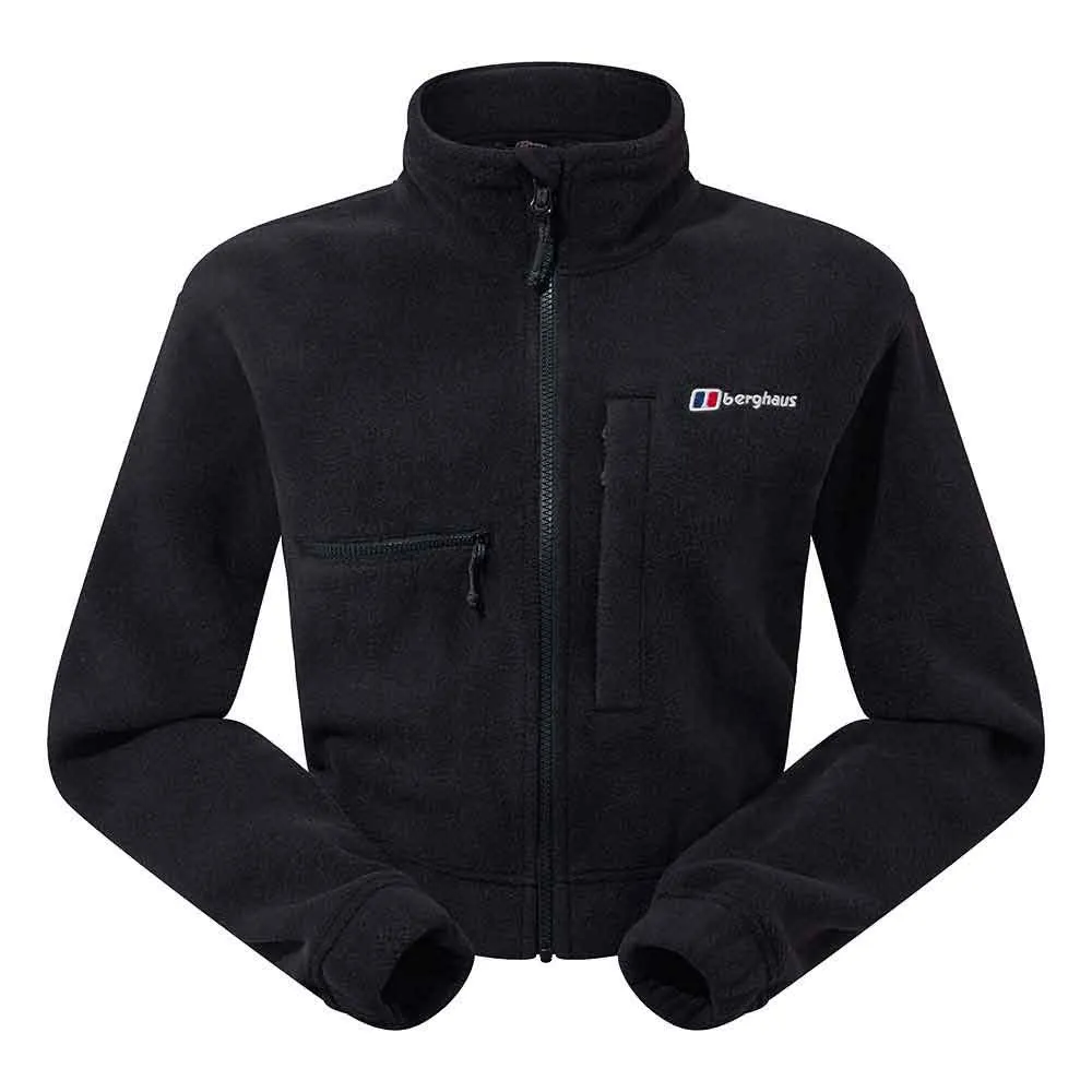 Berghaus Urb Cropped Co-ord Fleecejakke Med Full Glidelås, Jet black