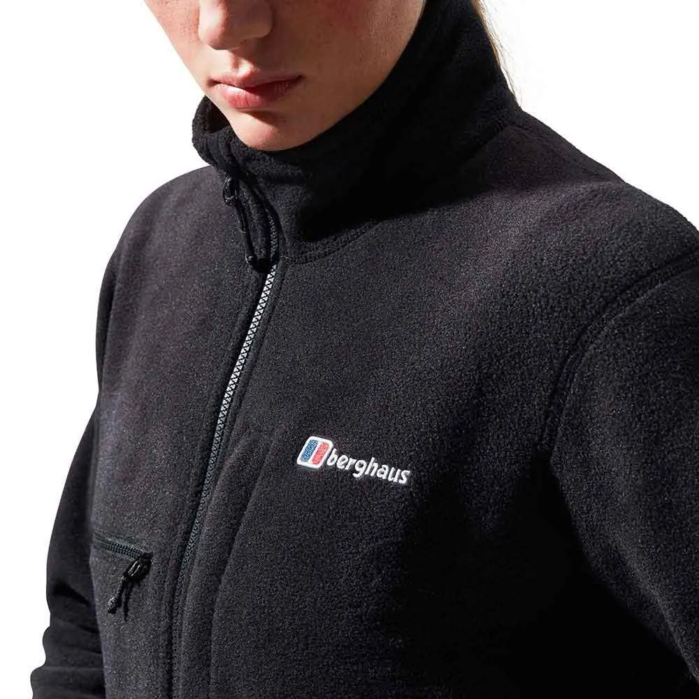 Berghaus Urb Cropped Co-ord Fleecejakke Med Full Glidelås, Jet black