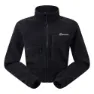 Berghaus Urb Cropped Co-ord Fleecejakke Med Full Glidelås, Jet black