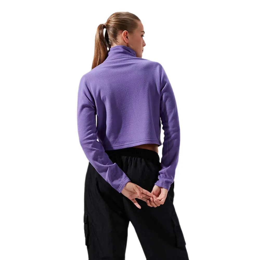 Berghaus Urb Prism Crop Fleecejakke Med Halv Glidelås Berghaus Urb Prism Crop Fleecejakke Med Halv Glidelås
