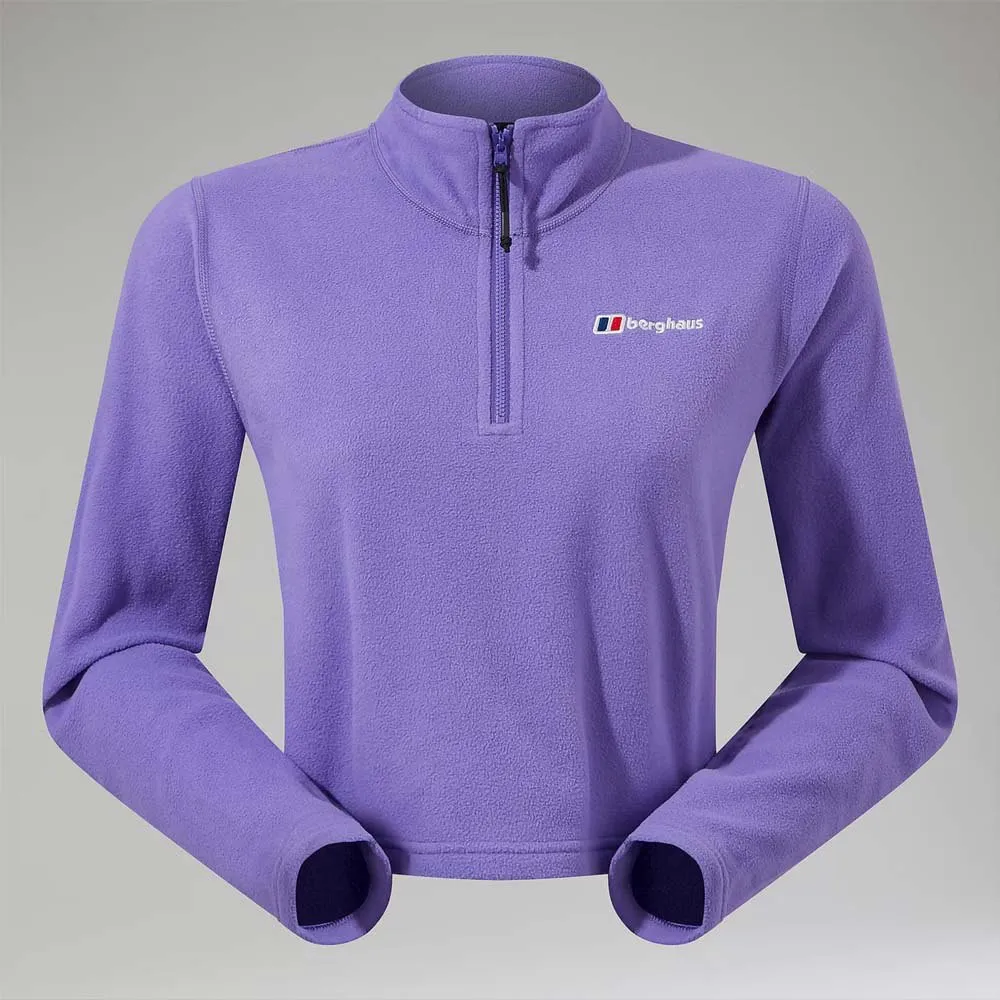Berghaus Urb Prism Crop Fleecejakke Med Halv Glidelås Berghaus Urb Prism Crop Fleecejakke Med Halv Glidelås