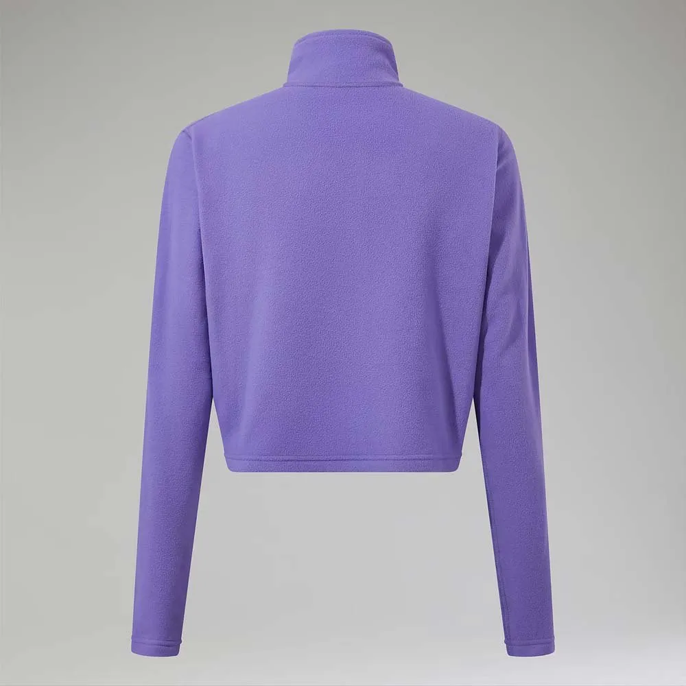 Berghaus Urb Prism Crop Fleecejakke Med Halv Glidelås Berghaus Urb Prism Crop Fleecejakke Med Halv Glidelås
