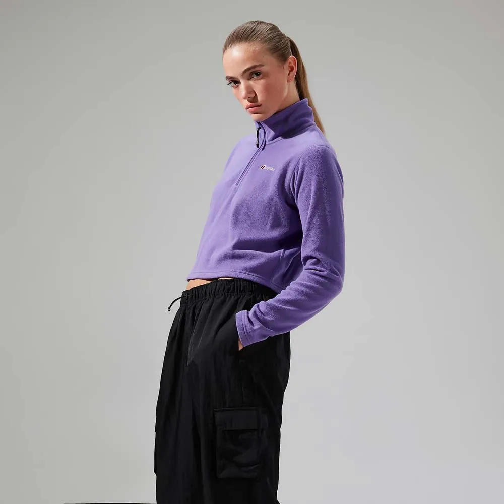 Berghaus Urb Prism Crop Fleecejakke Med Halv Glidelås Berghaus Urb Prism Crop Fleecejakke Med Halv Glidelås