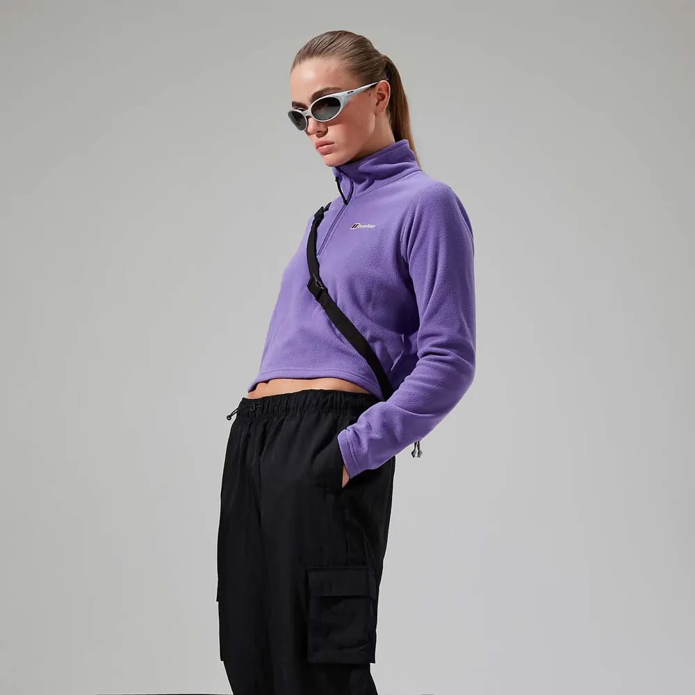Berghaus Urb Prism Crop Fleecejakke Med Halv Glidelås Berghaus Urb Prism Crop Fleecejakke Med Halv Glidelås
