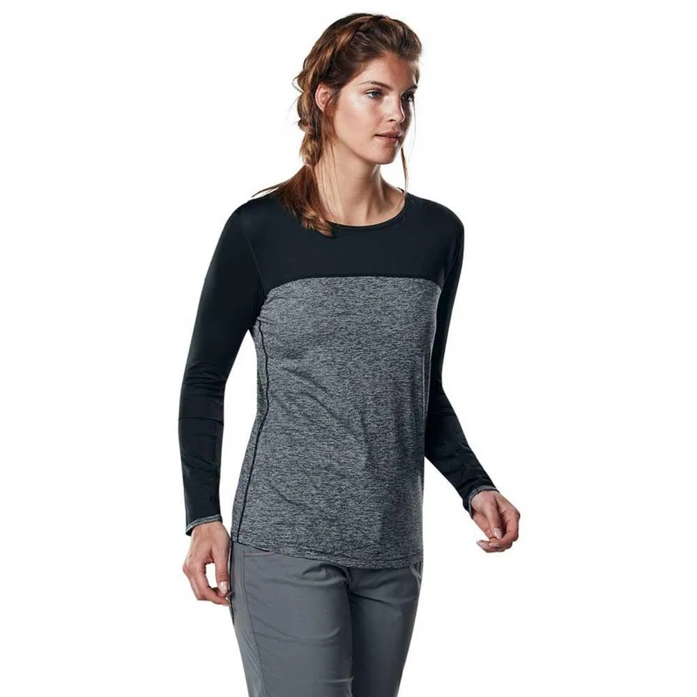Berghaus Voyager Tech Crew Langarmet T-skjorte, Dark grey / black