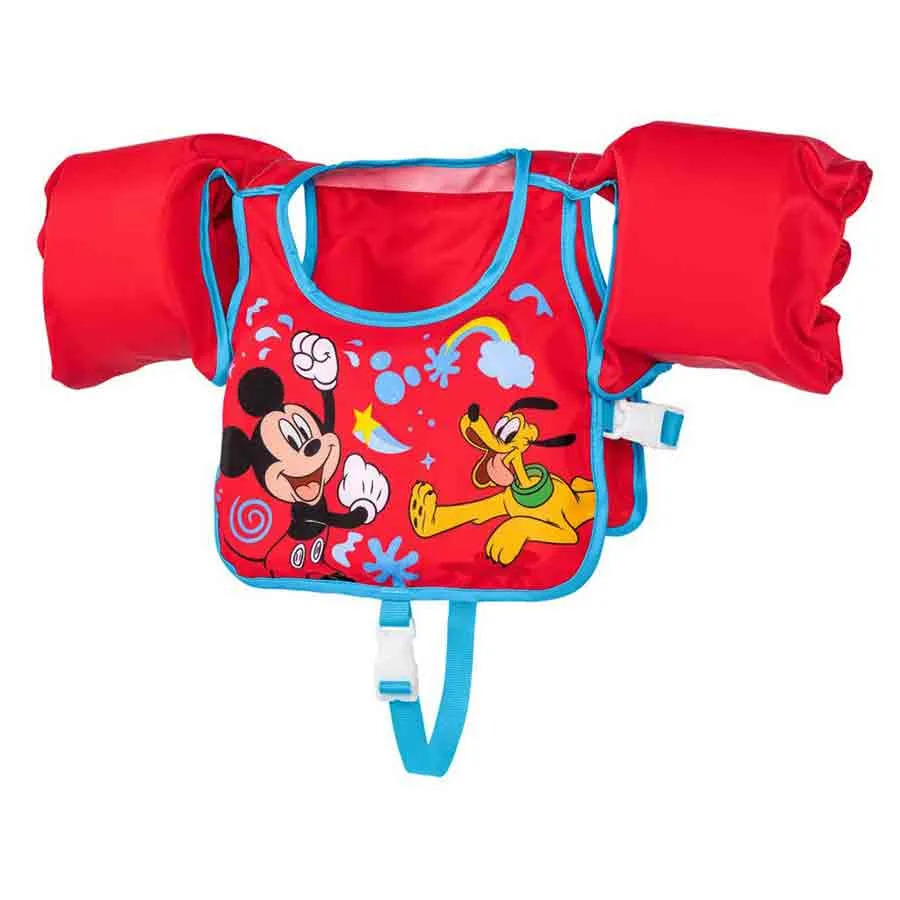 Bestway 09103 Disney Mickey Mouse Svømmevest unisex, Multicolour, 3-6Y