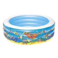 Bestway 196x53 Cm Rund Oppblåsbar Basseng unisex Bestway 196x53 Cm Rund Oppblåsbar Basseng unisex