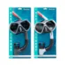 Bestway 24069 Fritidsdykkermaske Med Doble Linser + Snorkel unisex, Assorted, One Size