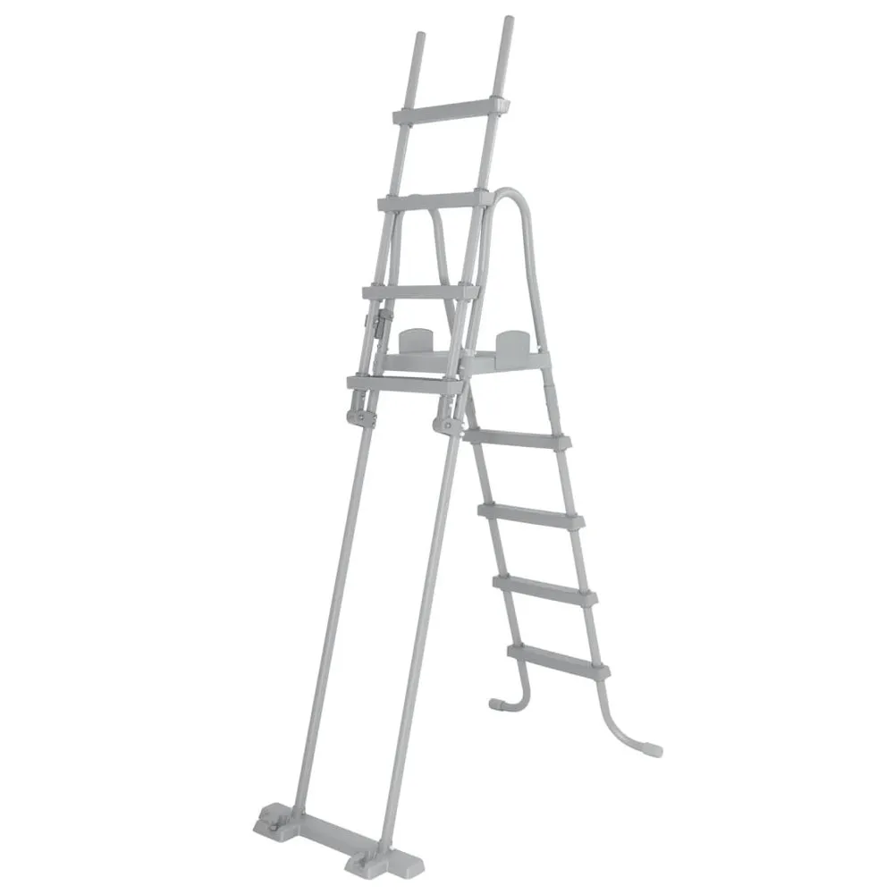 Bestway 4 Trinns Sikkerhetsbassengstiger 132 Cm unisex, Black, One Size Bestway 4 Trinns Sikkerhetsbassengstiger 132 Cm unisex, Black, One Size