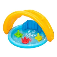 Bestway 52568 Lil´seashapes Skyggelagt Barnebasseng 112x89x76 Cm unisex Bestway 52568 Lil´seashapes Skyggelagt Barnebasseng 112x89x76 Cm unisex