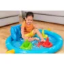 Bestway 52568 Lil´seashapes Skyggelagt Barnebasseng 112x89x76 Cm unisex, Multicolour, 112 x 86 x 76cm