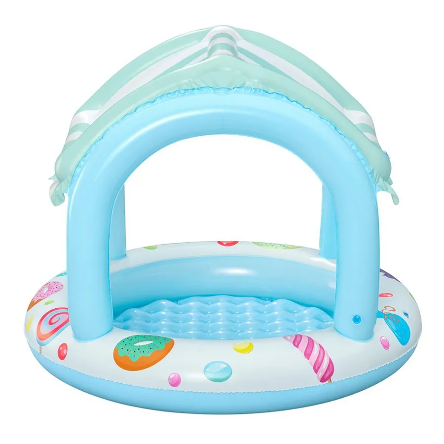 Bestway 52638 Søtsakbutikk Skyggelagt Barnebasseng unisex, Multicolour, 104 x 84cm