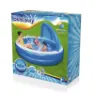 Bestway 54337 Liters Rundt Oppblåsbart Basseng Med Parasoll unisex, Blue / white, 241 x 241 x 140cm
