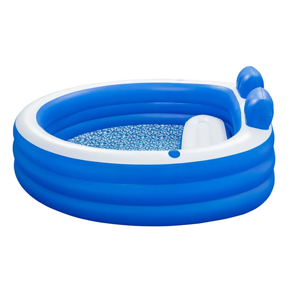Bestway 54422 Splash Paradise 231x219x79 Cm Rund Oppblåsbar Basseng unisex, Royal / white, 231 x 219 x 79 Bestway 54422 Splash Paradise 231x219x79 Cm Rund Oppblåsbar Basseng unisex, Royal / white, 231 x 219 x 79