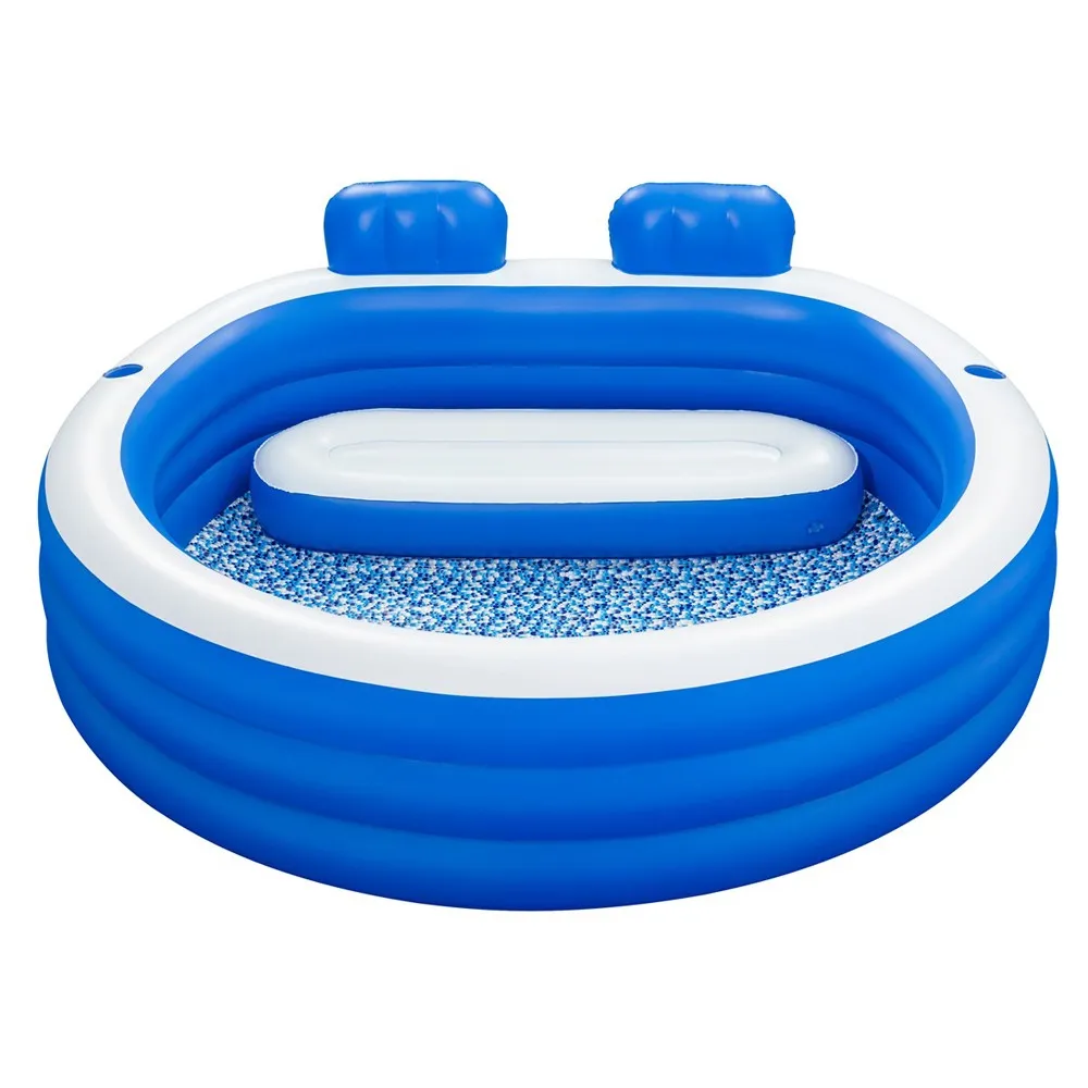 Bestway 54422 Splash Paradise 231x219x79 Cm Rund Oppblåsbar Basseng unisex, Royal / white, 231 x 219 x 79 Bestway 54422 Splash Paradise 231x219x79 Cm Rund Oppblåsbar Basseng unisex, Royal / white, 231 x 219 x 79