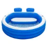 Bestway 54422 Splash Paradise 231x219x79 Cm Rund Oppblåsbar Basseng unisex, Royal / white, 231 x 219 x 79