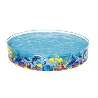 Bestway 55031 Rund Oppblåsbar Basseng unisex Bestway 55031 Rund Oppblåsbar Basseng unisex