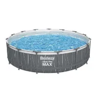 Bestway 561gd Steel Pro Max Ø457x107cm Rundt Rørbasseng Bestway 561gd Steel Pro Max Ø457x107cm Rundt Rørbasseng