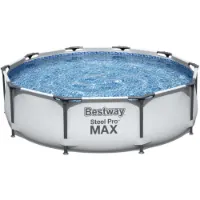 Bestway 56406 Steel Pro Max Ø305x76cm Rund Rørformet Basseng Uten Filter/renser Bestway 56406 Steel Pro Max Ø305x76cm Rund Rørformet Basseng Uten Filter/renser