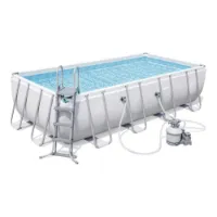 Bestway 56466 Power Steel 549x274x122cm Rektangulært Rørbasseng Bestway 56466 Power Steel 549x274x122cm Rektangulært Rørbasseng