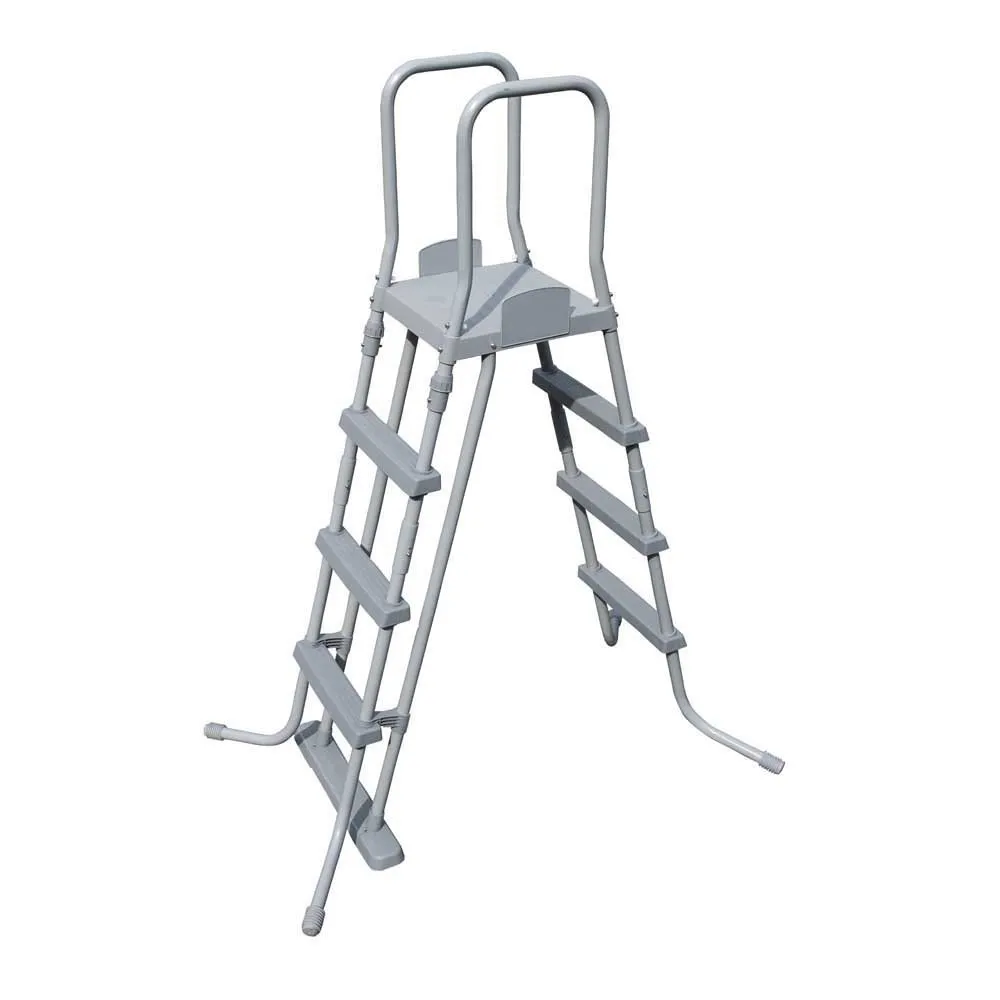 Bestway 56466 Power Steel 549x274x122cm Rektangulært Rørbasseng, Grey / blue, 14812L