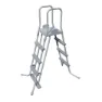 Bestway 56466 Power Steel 549x274x122cm Rektangulært Rørbasseng, Grey / blue, 14812L