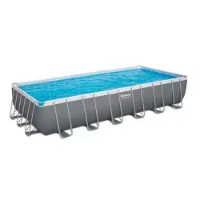Bestway 56475 Power Steel 732x366x132cm Rektangulært Rørbasseng Bestway 56475 Power Steel 732x366x132cm Rektangulært Rørbasseng
