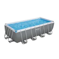 Bestway 56671 Power Steel 488x244x122cm Rektangulært Rørbasseng Bestway 56671 Power Steel 488x244x122cm Rektangulært Rørbasseng