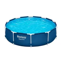 Bestway 56677 Steel Pro Ø305x76cm Rund Rørformet Basseng Uten Filter/renser unisex Bestway 56677 Steel Pro Ø305x76cm Rund Rørformet Basseng Uten Filter/renser unisex