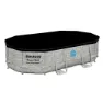 Bestway 56946 Power Steel Swim Vista 488x305x107cm Ovalt Rørbasseng, Grey / blue, 10949L