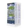 Bestway 56946 Power Steel Swim Vista 488x305x107cm Ovalt Rørbasseng, Grey / blue, 10949L
