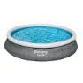 Bestway 57313 Fast Set Rattan Ø457x84cm Rund Oppblåsbar Basseng unisex, Blue, 9677L
