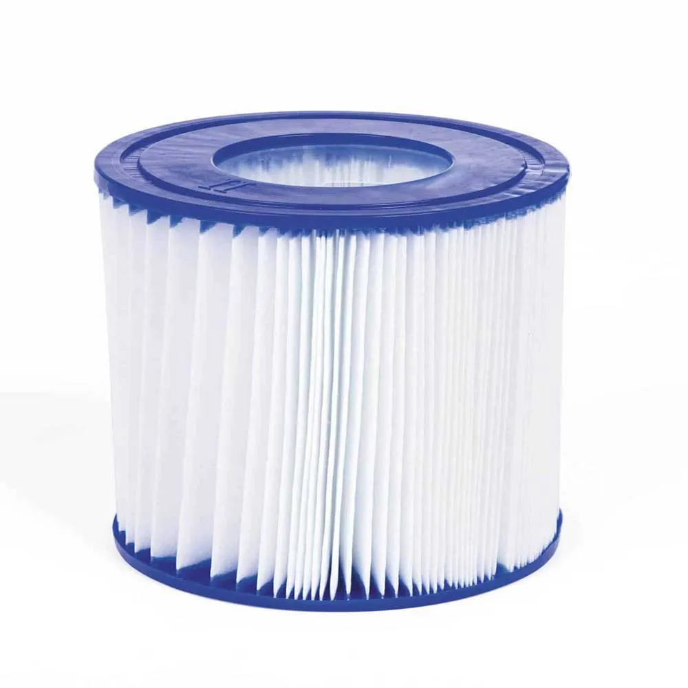 Bestway 57313 Fast Set Rattan Ø457x84cm Rund Oppblåsbar Basseng unisex, Blue, 9677L