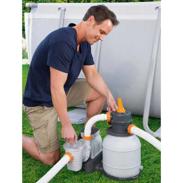 Bestway 58497 5678l/t Sandfilter unisex, Grey, One Size Bestway 58497 5678l/t Sandfilter unisex, Grey, One Size
